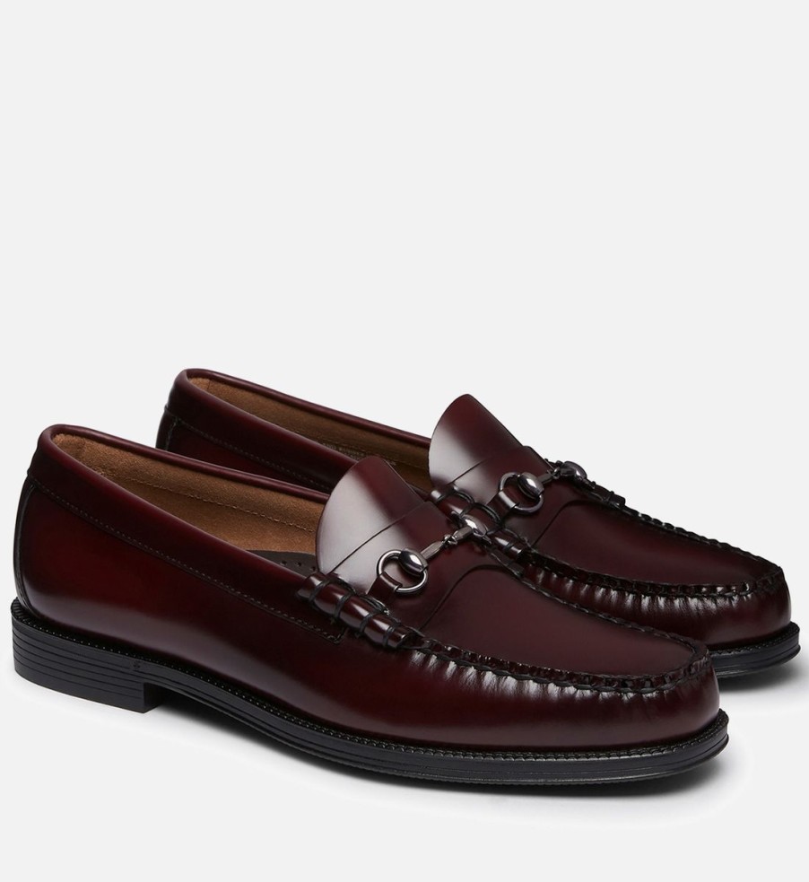 Men G.H. Bass Loafers | G.H.Bass Men'S Easy Weejun Lincoln Moc Leather Penny Loafers