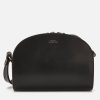 Women A.P.C. Bags | A.P.C. Women'S Sac Demi-Lune Mini Cross Body Bag - Lzz Black