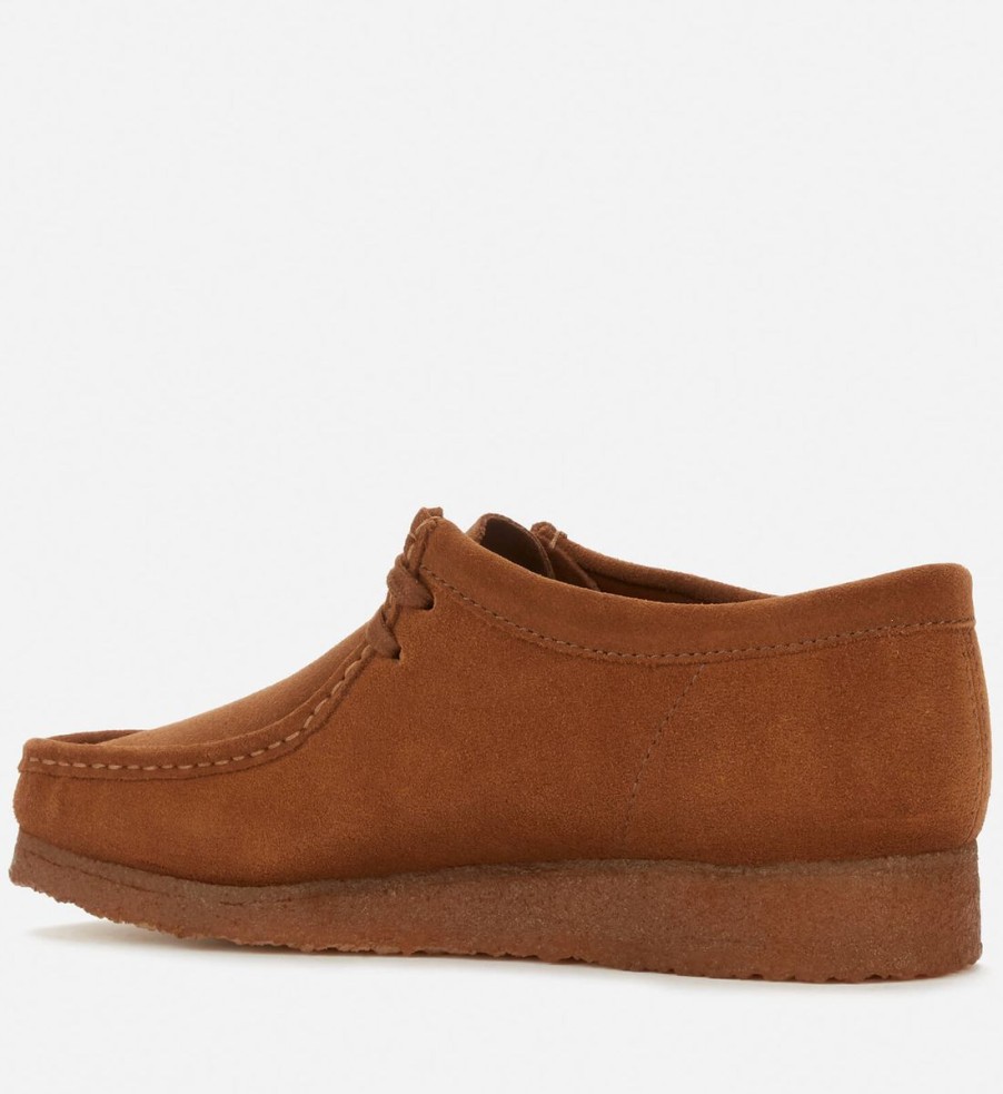 Men Clarks Originals Shoes | Clarks Originals Men'S Suede Wallabee Shoes - Cola