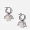 Women Pearl Octopuss.y Jewellery | Pearl Octopuss.Y Baby Paris Freshwater Pearl Silver-Plated Drop Earrings