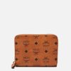 Women MCM Purses | Mcm M-Veritas Mini Coated-Canvas Wallet