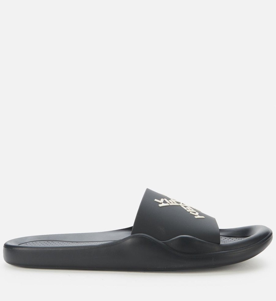 Men KENZO Sandals & Slides | Kenzo Men'S Kenzo Sport Slide Sandals - Black