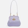 Women Vivienne Westwood Bags | Vivienne Westwood Vivienne'S Saffiano Leather Clutch Bag