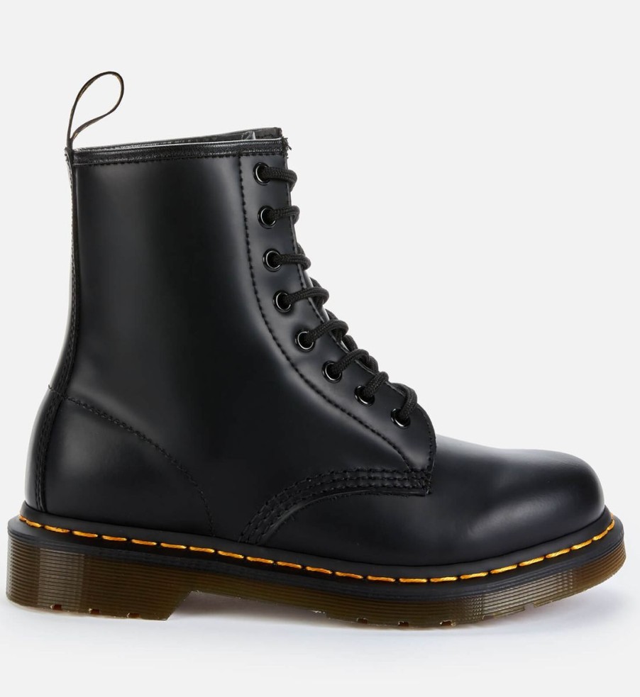 Men Dr. Martens Boots | Dr. Martens 1460 Smooth Leather 8-Eye Boots - Black