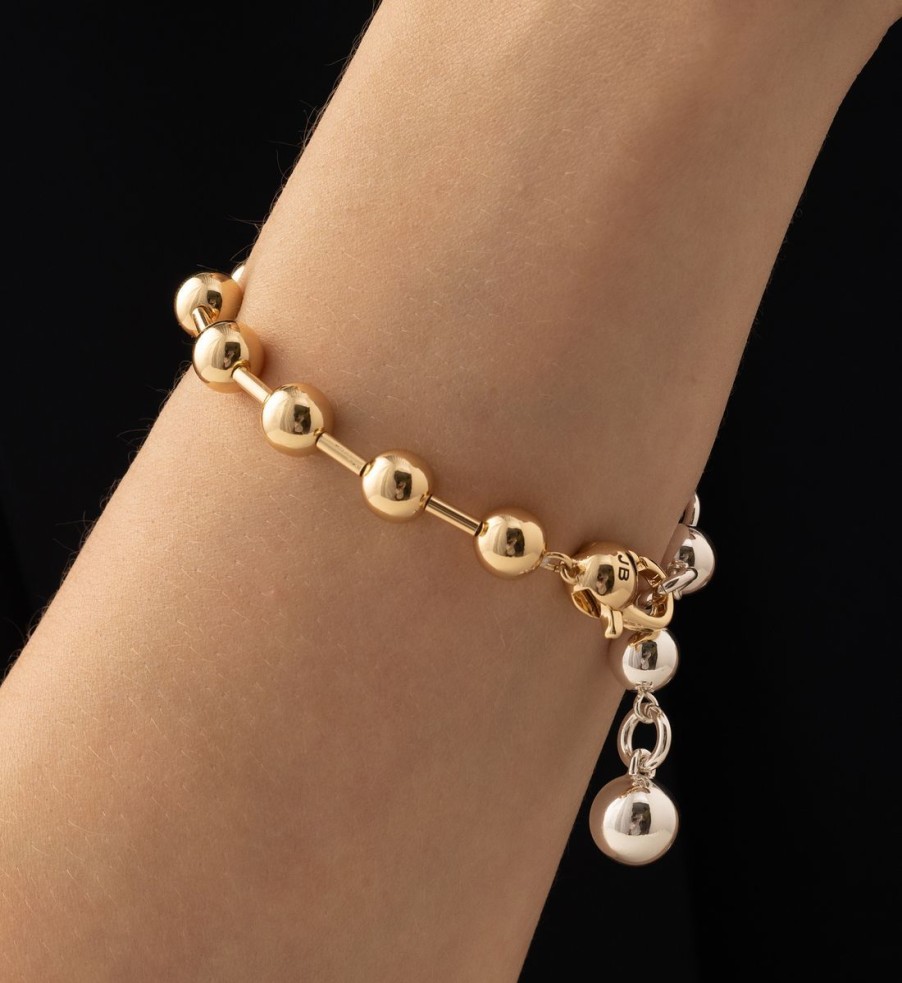 Women Jenny Bird Jewellery | Jenny Bird Celeste Silver Gold-Tone Bracelet