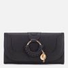 Women See by Chloé Purses | See By Chloe Women'S Hana Large Wallet - Black