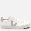 Women Veja Trainers | Veja Women'S Campo Chrome Free Leather Trainers - Extra White/Natural