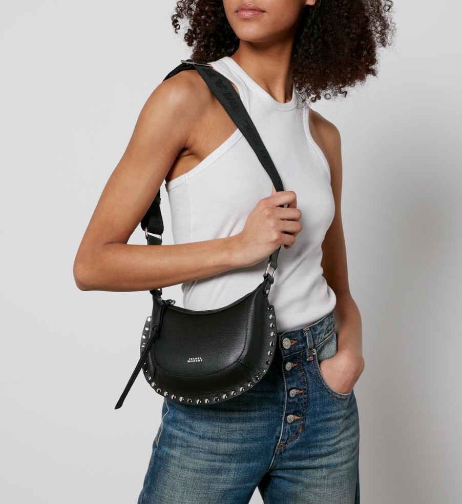 Women Isabel Marant Bags | Isabel Marant Mini Moon Leather Shoulder Bag