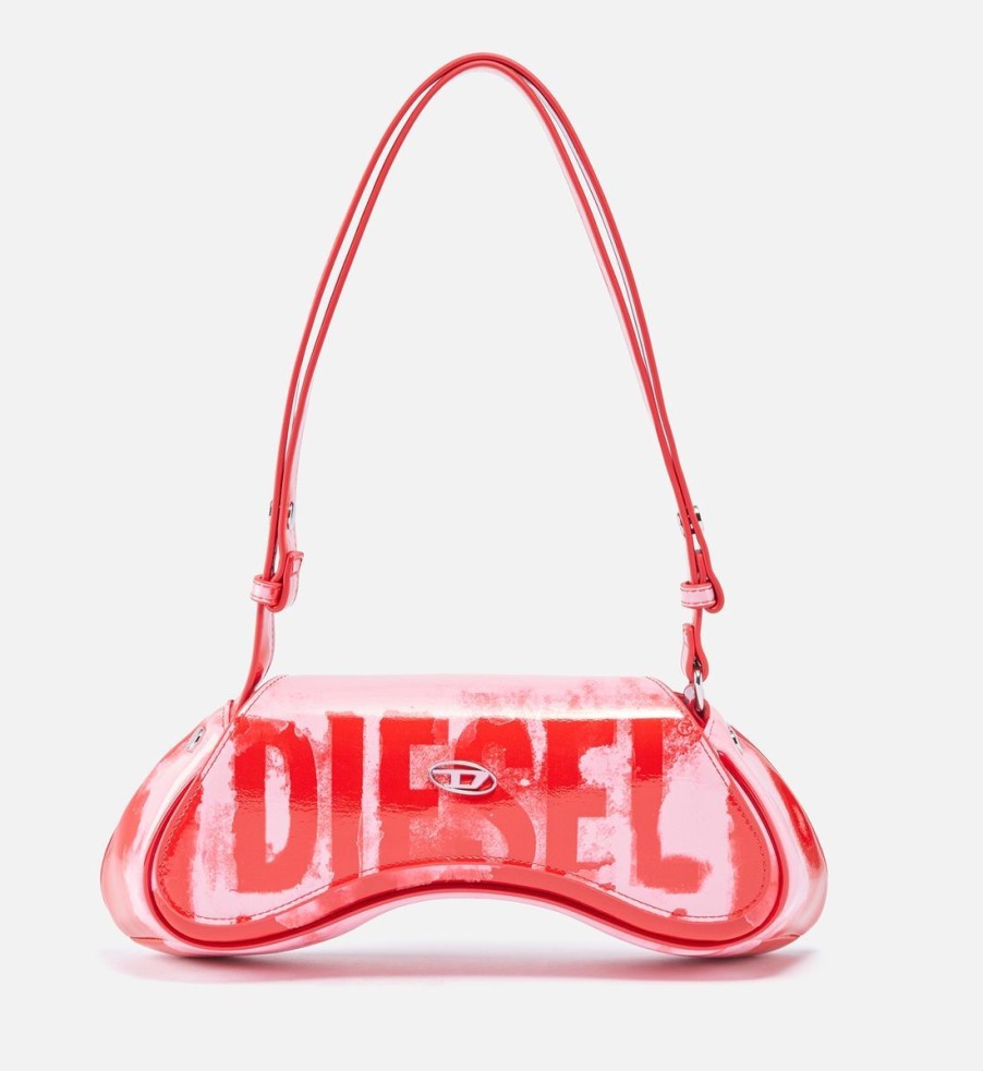 Women Diesel Bags | Diesel Play Printed Pu Crossbody Bag