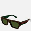 Men Gucci Sunglasses | Gucci Acetate Rectangle-Frame Sunglasses