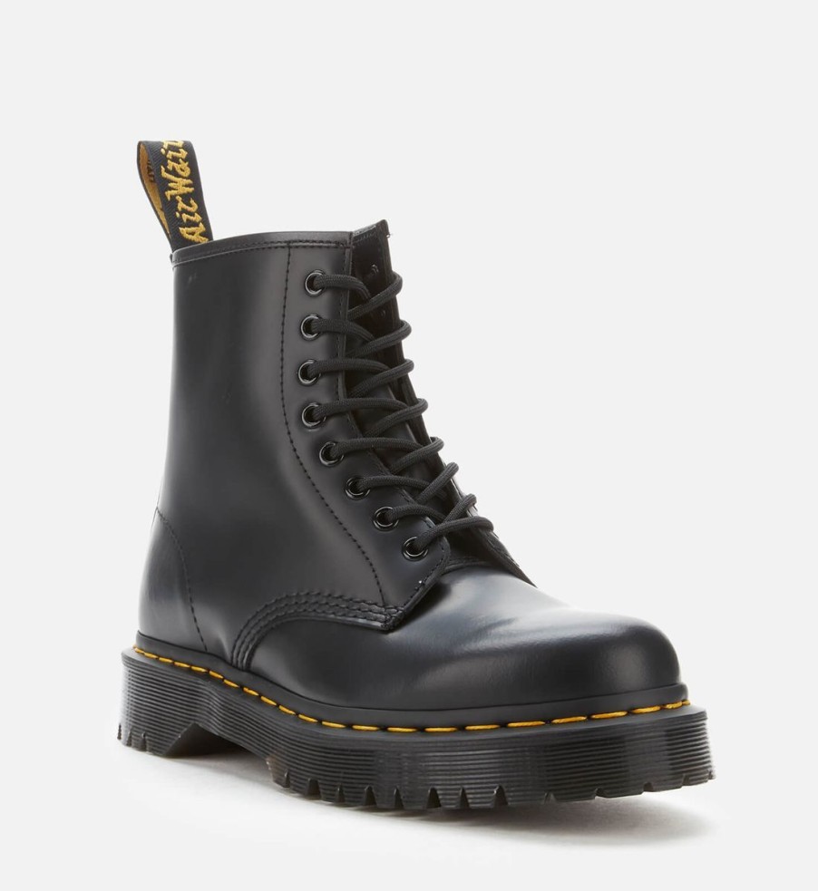 Men Dr. Martens Boots | Dr. Martens 1460 Bex Smooth Leather 8-Eye Boots - Black