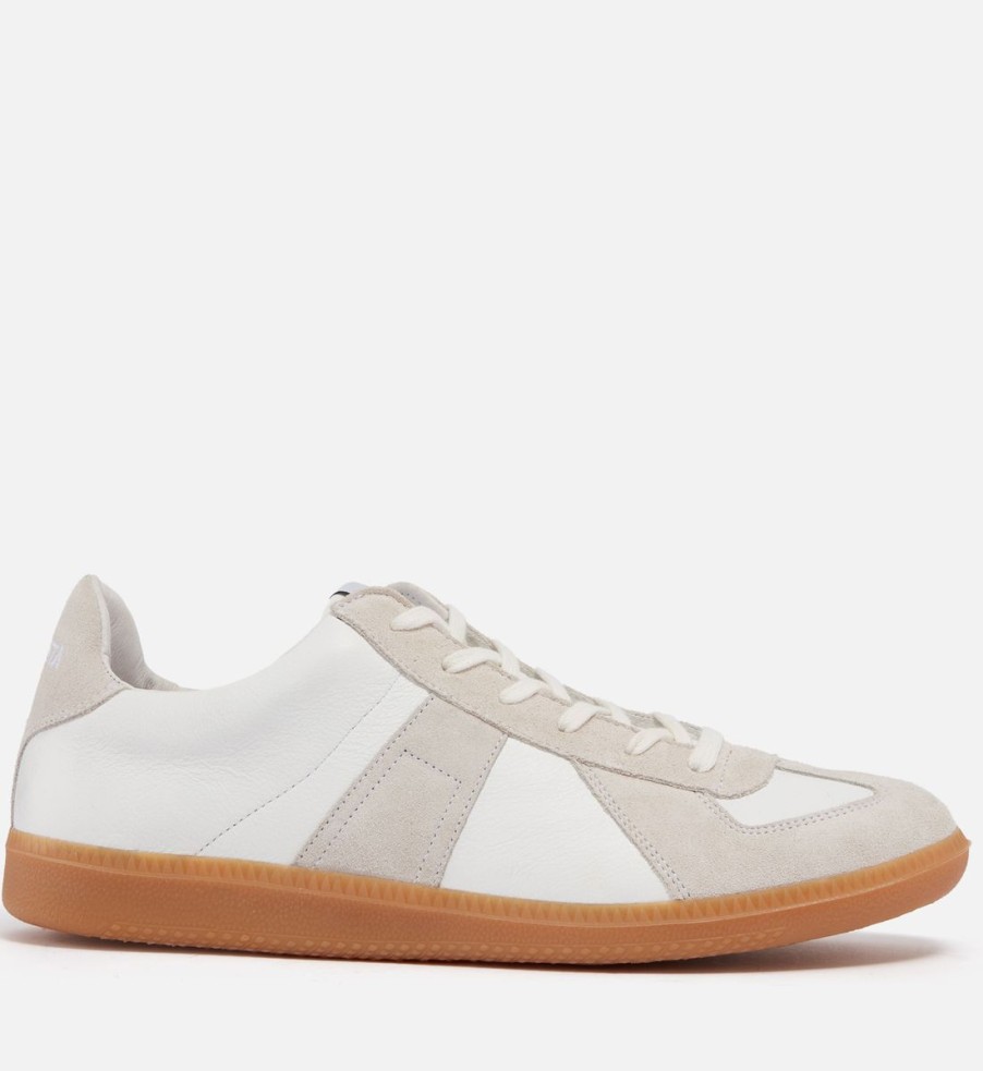 Men Novesta Trainers | Novesta Men'S German Army Leather And Suede Trainers