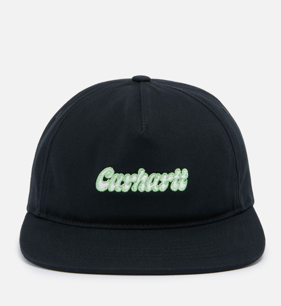 Men Carhartt WIP Hats | Carhartt Wip Liquid Script Cotton-Canvas Baseball Cap