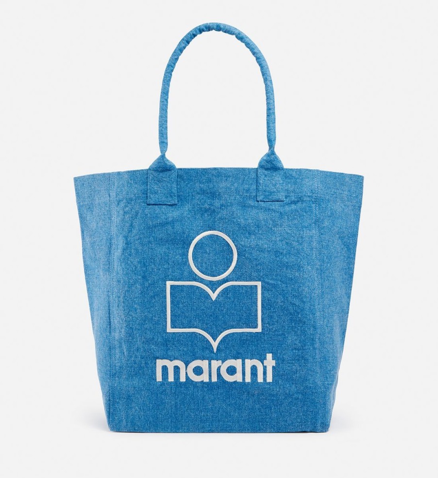 Women Isabel Marant Bags | Isabel Marant Small Yenky Denim Tote Bag