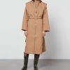 Women GANNI Jackets | Ganni Oversized Recycled Twill Coat