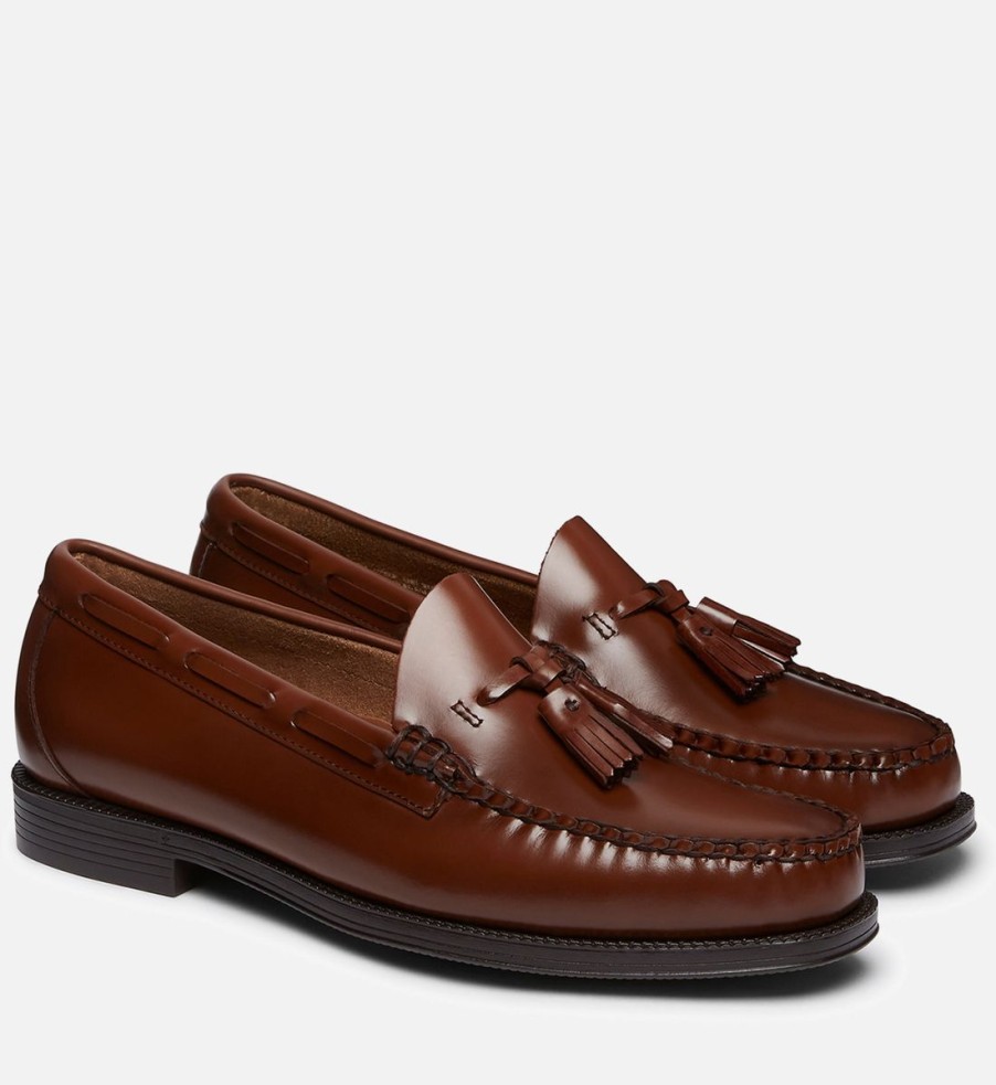 Men G.H Bass Loafers | G.H Bass Men'S Larkin Moc Tassel Leather Loafers