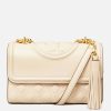 Women Tory Burch Bags | Tory Burch Women'S Fleming Small Shoulder Bag - New Cream