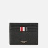 Men Thom Browne Wallets | Thom Browne Unisex Card Holder With Note Compartment - Black