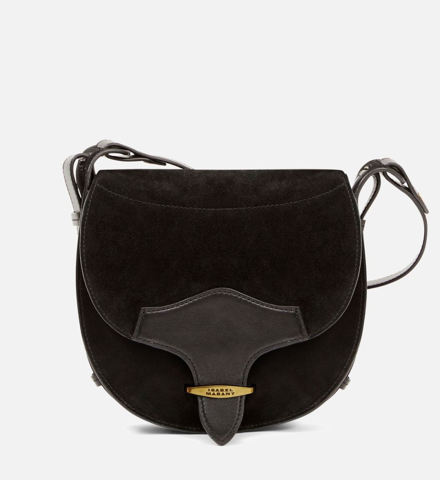 Women Isabel Marant Bags | Isabel Marant Botsy Suede Saddle Bag