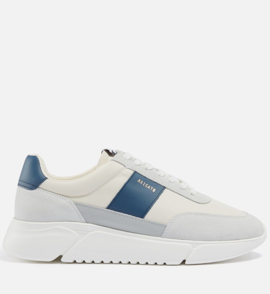 Men Axel Arigato Trainers | Axel Arigato Genesis Vintage Leather And Mesh Trainers