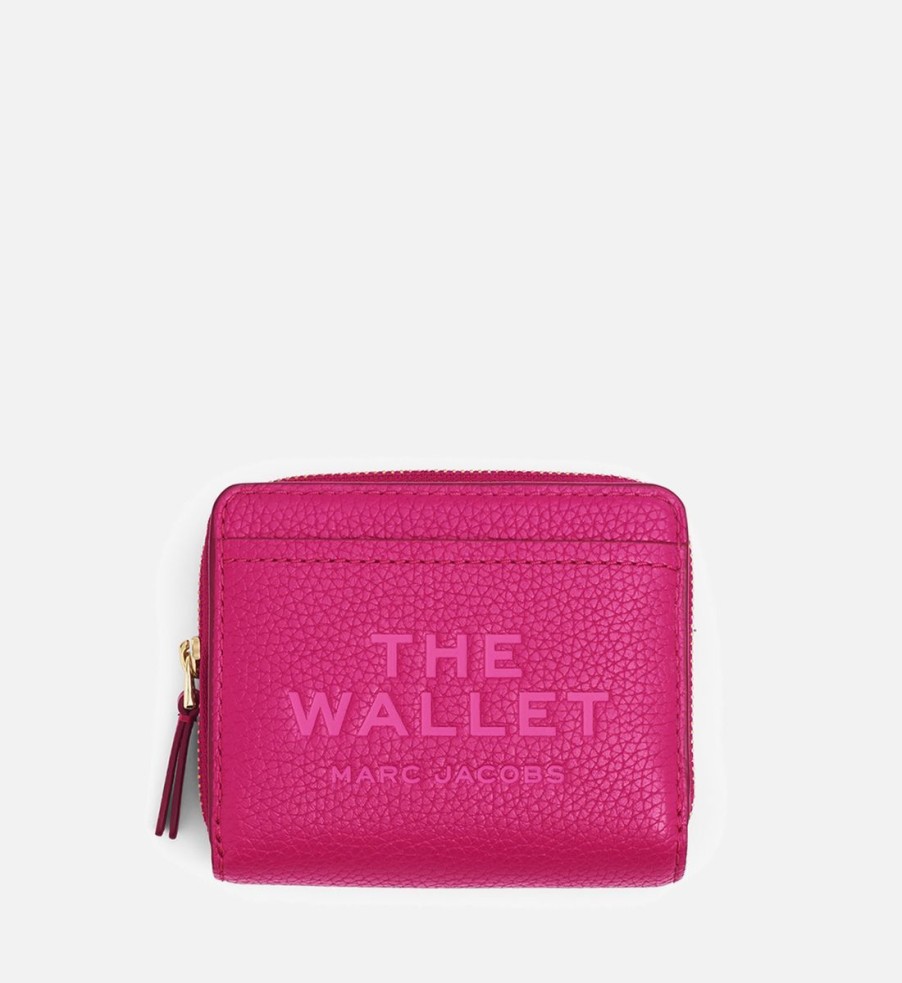 Women Marc Jacobs Purses | Marc Jacobs The Mini The Items Compact Leather Wallet