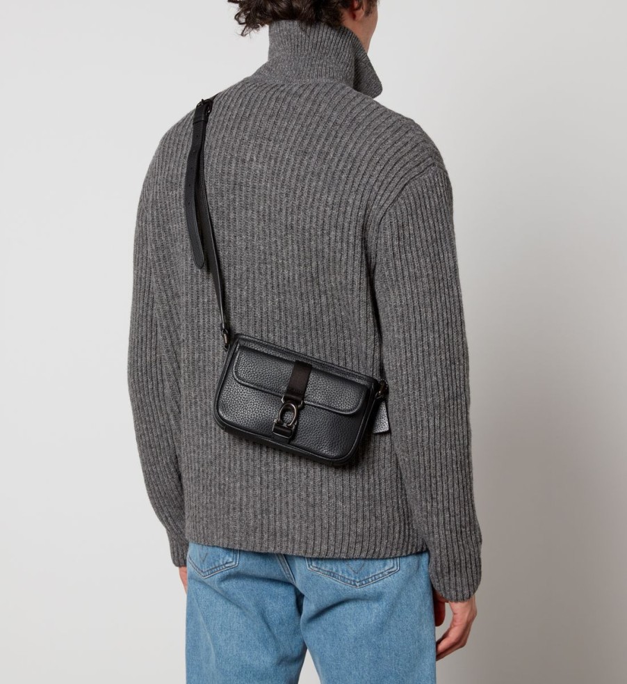 Men Coach Bags | Coach Beck Slim Pebbled Leather Messenger Bag