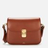 Women A.P.C. Bags | A.P.C. Women'S Sac Grace Crossbody Bag - Hazelnut