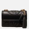 Women Tory Burch Bags | Tory Burch Women'S Fleming Small Convertible Shoulder Bag - Black