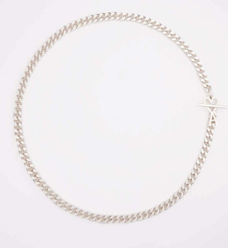 Women Ami Jewellery | Ami De Coeur Silver-Tone Chain Necklace