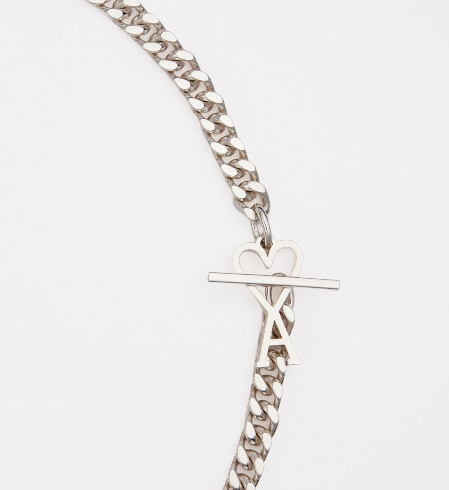 Women Ami Jewellery | Ami De Coeur Silver-Tone Chain Necklace