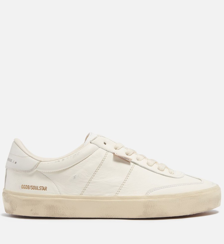 Men Golden Goose Trainers | Golden Goose Men'S Soul Star Leather Trainers