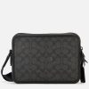 Men Coach Bags | Coach Men'S Charter Signature Coated Canvas Crossbody 24 Bag - Ji/Charcoal