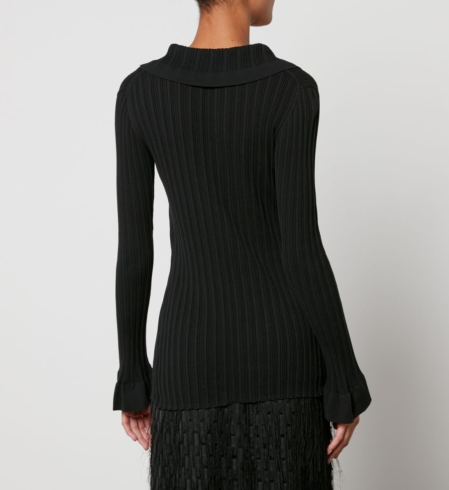 Women By Malene Birger Knitwear | By Malene Birger Devora Ribbed Cotton-Blend Cardigan