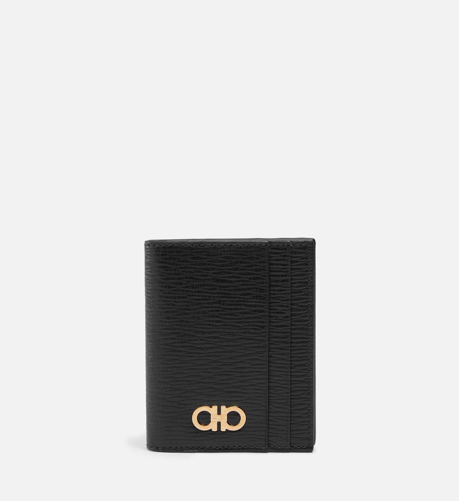 Men Salvatore Ferragamo Wallets | Salvatore Ferragamo Gancini Leather Cardholder