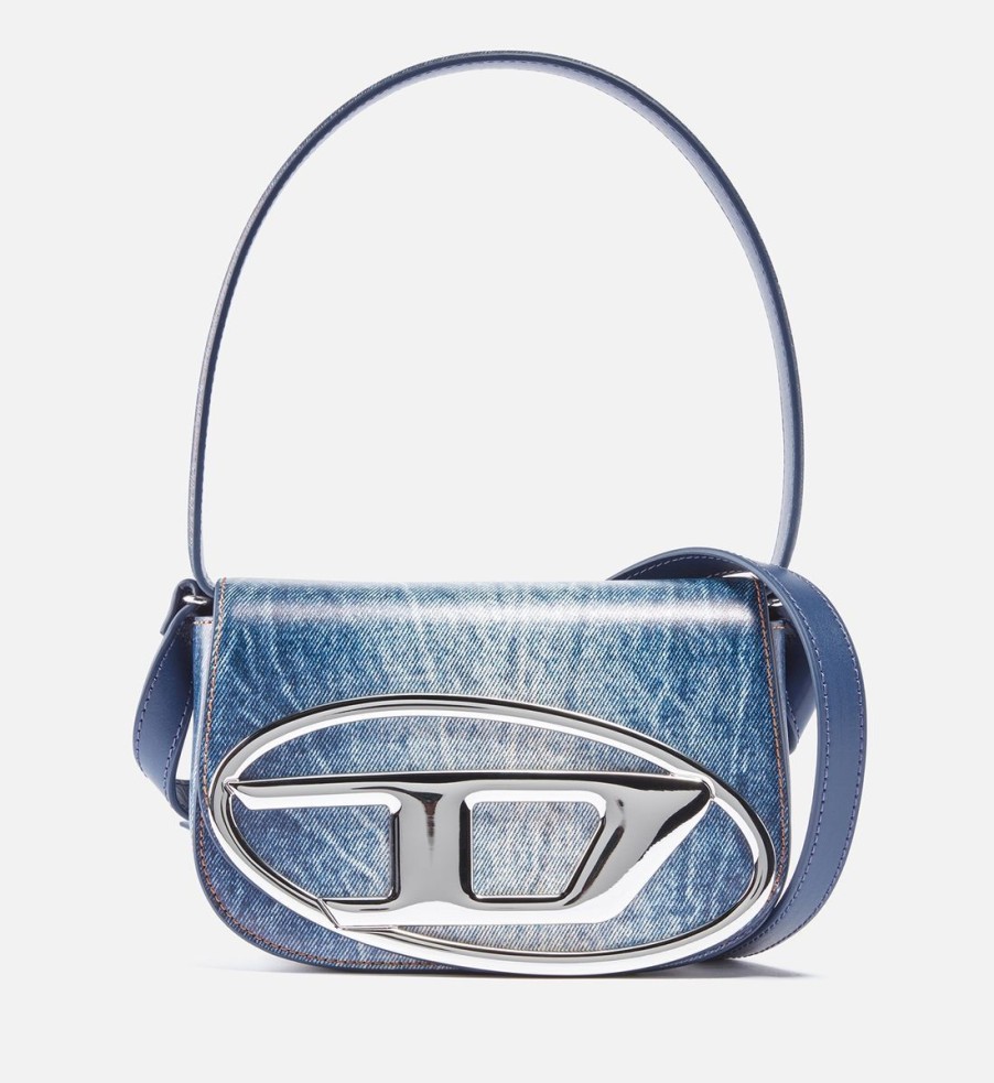 Women Diesel Bags | Diesel 1Dr Printed Denim Bag