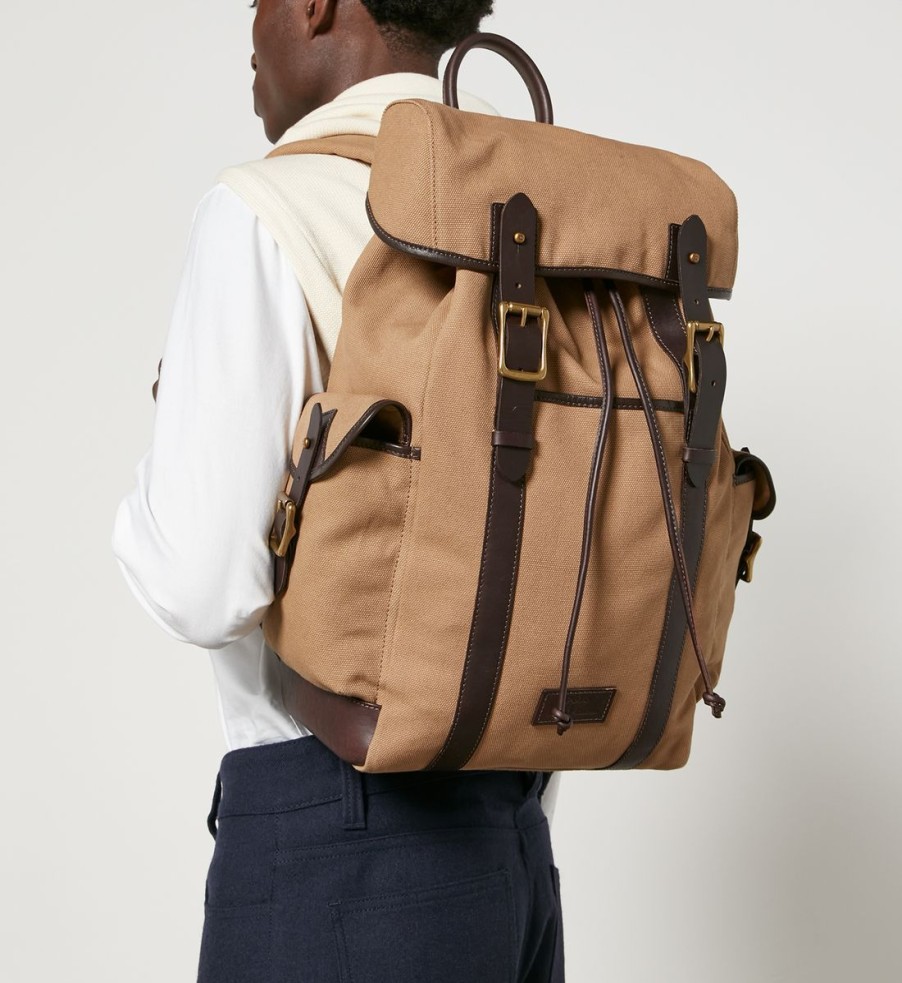 Men Polo Ralph Lauren Bags | Polo Ralph Lauren Medium Flap Backpack