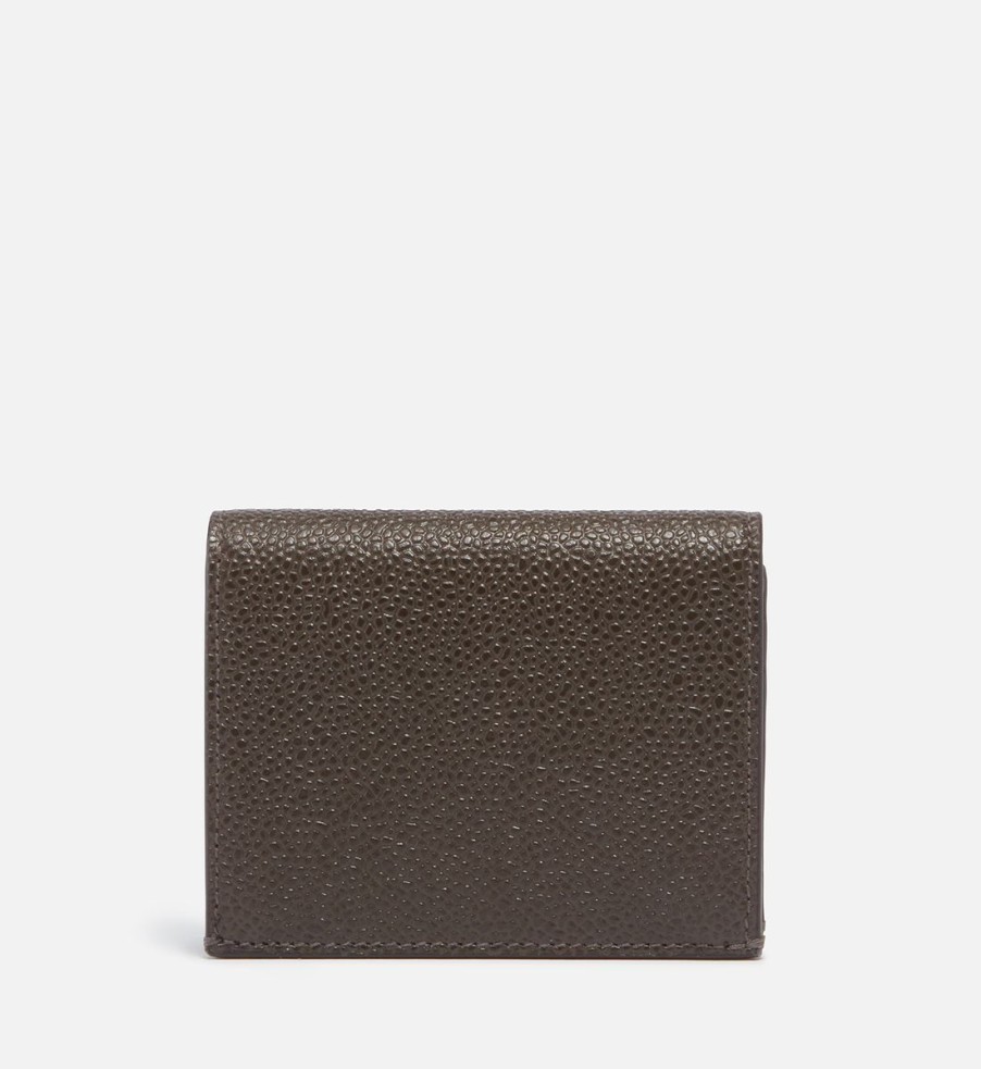 Men Thom Browne Wallets | Thom Browne Pebble-Grain Leather Cardholder