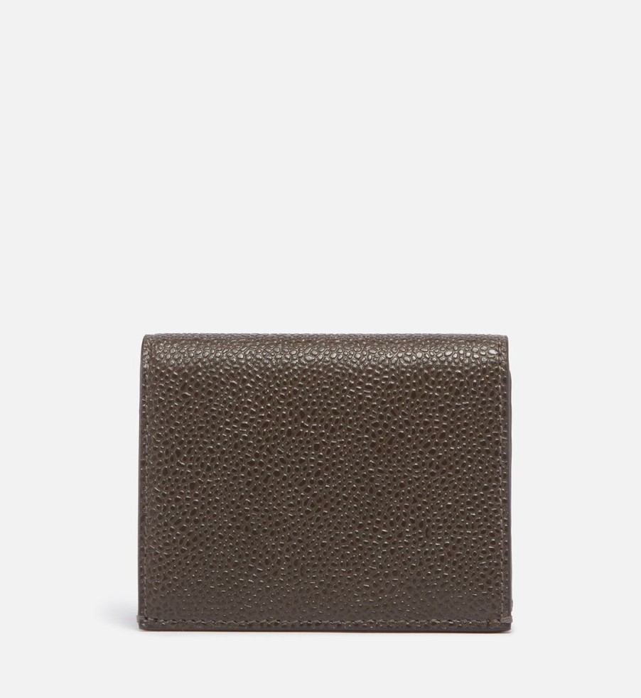 Men Thom Browne Wallets | Thom Browne Pebble-Grain Leather Cardholder