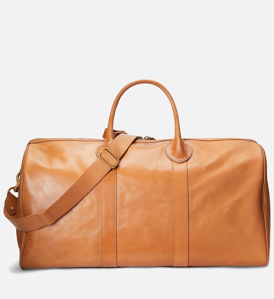 Men Polo Ralph Lauren Bags | Polo Ralph Lauren Large Heritage Leather Duffle Bag