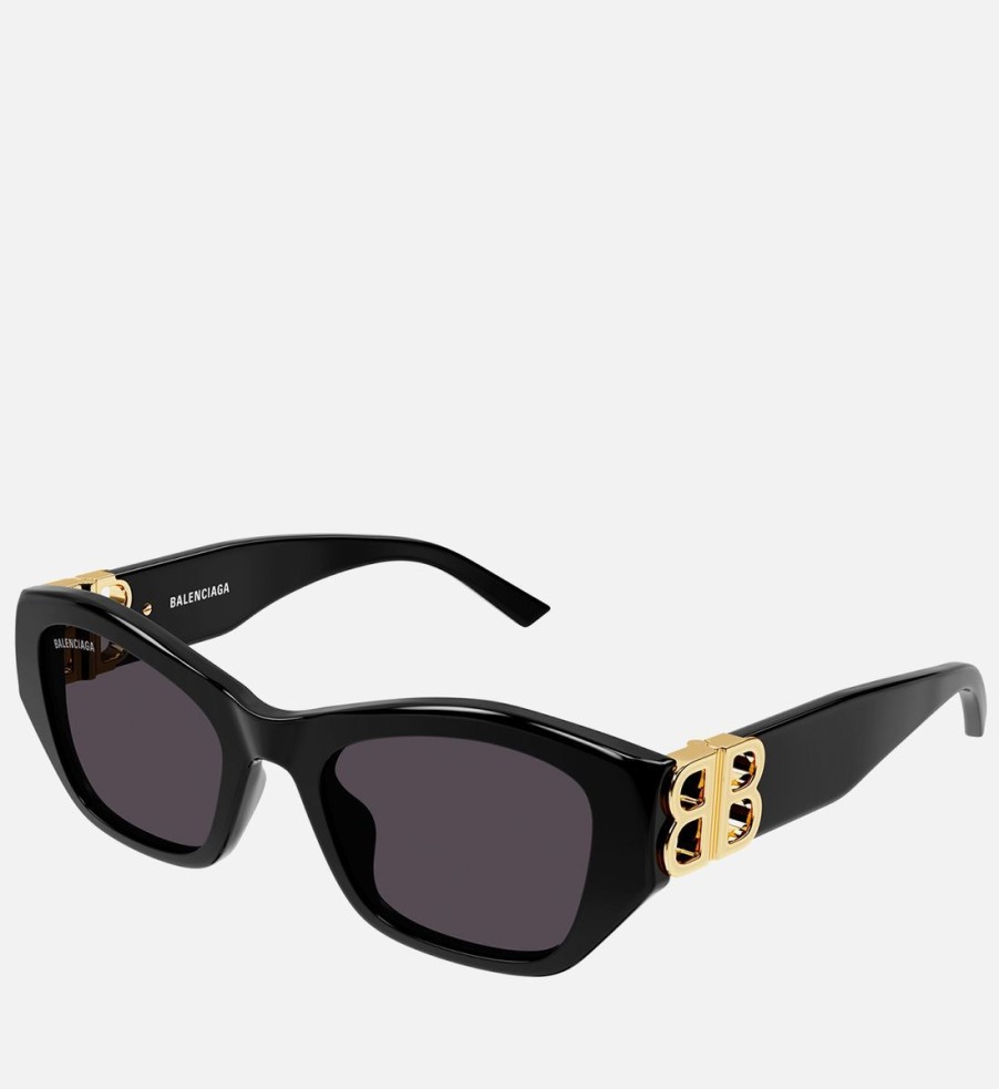 Women Balenciaga Sunglasses | Balenciaga Dynasty Rectangular Sunglasses - Black