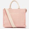 Women Marni Bags | Marni Small Basket Raffia Tote Bag