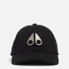 Men Moose Knuckles Hats | Moose Knuckles Logo Cotton-Canvas Baseball Cap