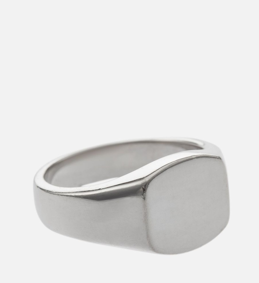 Men Serge Denimes Jewellery | Serge Denimes Sterling Silver Signet Ring