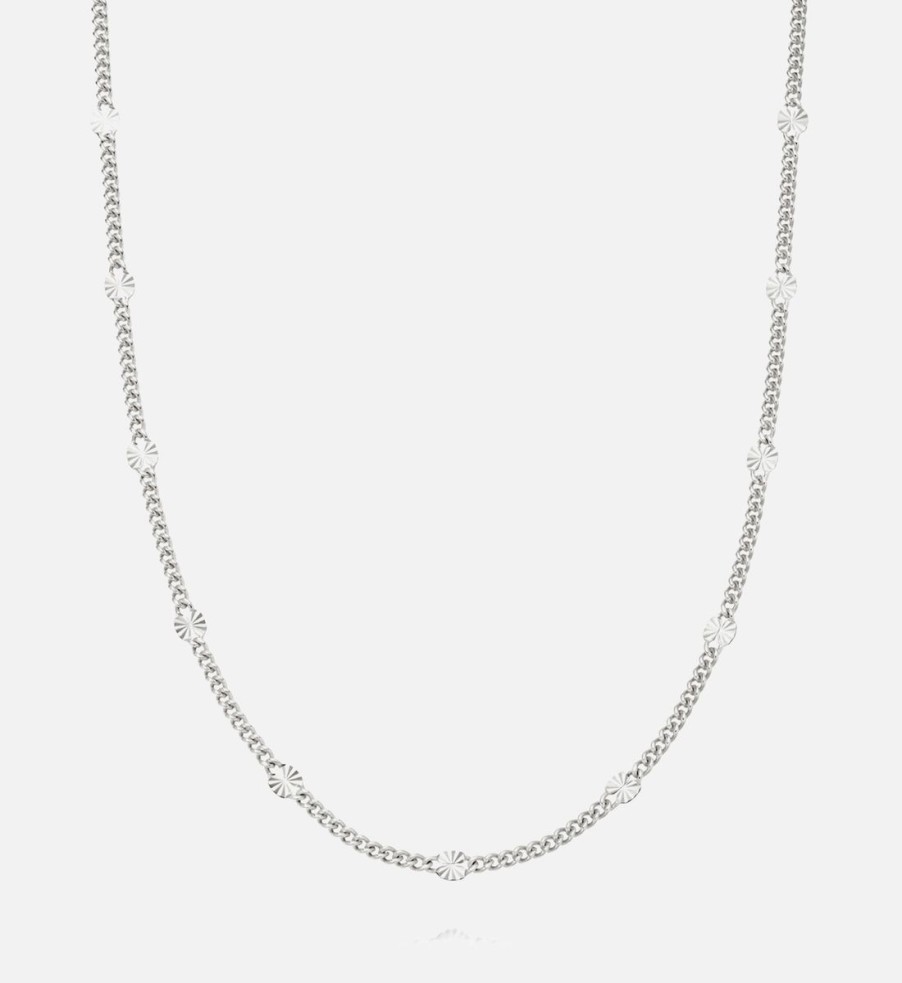 Women Daisy London Jewellery | Daisy London Estee Lalonde Sunburst Sterling Silver Necklace