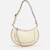 Women Isabel Marant Bags | Isabel Marant Oskan Moon Grained Leather Shoulder Bag