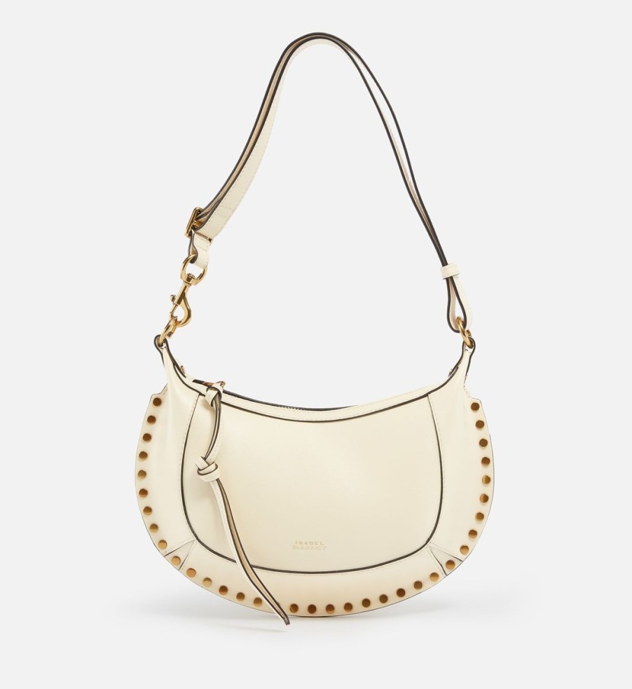 Women Isabel Marant Bags | Isabel Marant Oskan Moon Grained Leather Shoulder Bag