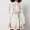 Women ALÉMAIS Dresses | Alemais Lovella Embroidered Cotton Mini Dress