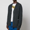 Men Marni Cardigans | Marni Shetland Distressed Wool Cardigan