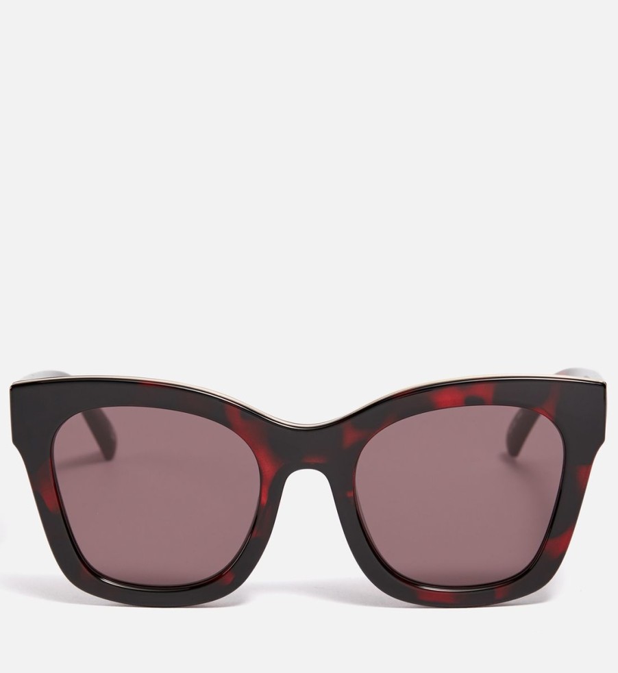 Women Le Specs Sunglasses | Le Specs Showstopper Square Frame Tritan Sunglasses