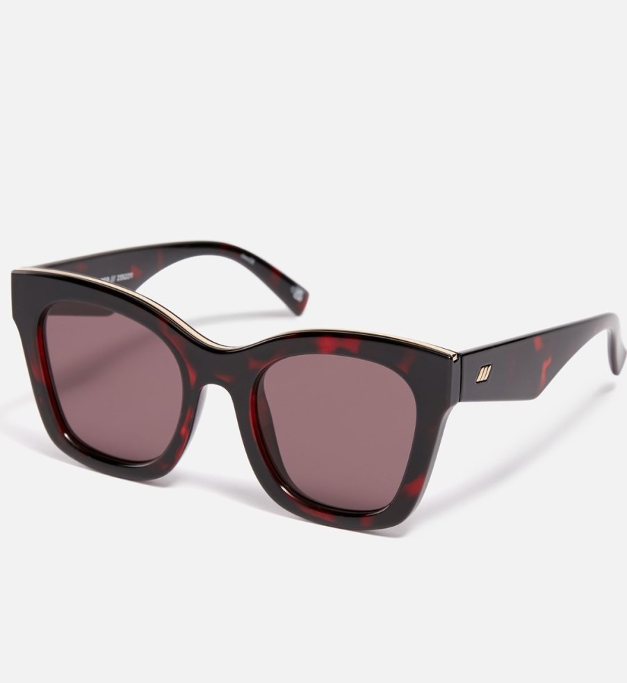 Women Le Specs Sunglasses | Le Specs Showstopper Square Frame Tritan Sunglasses